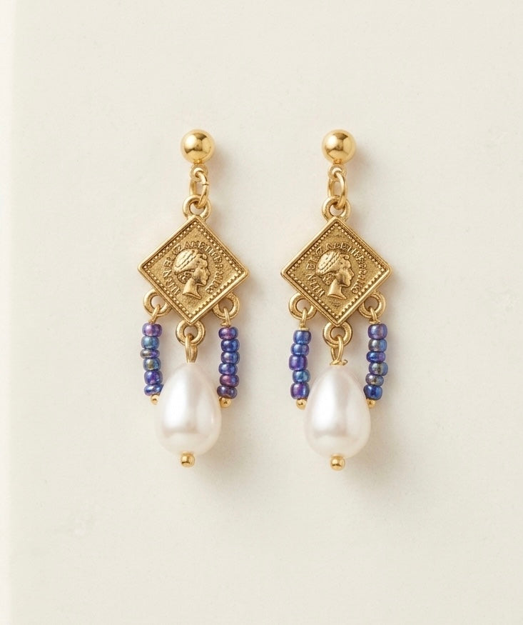 Empress Medallion Earrings